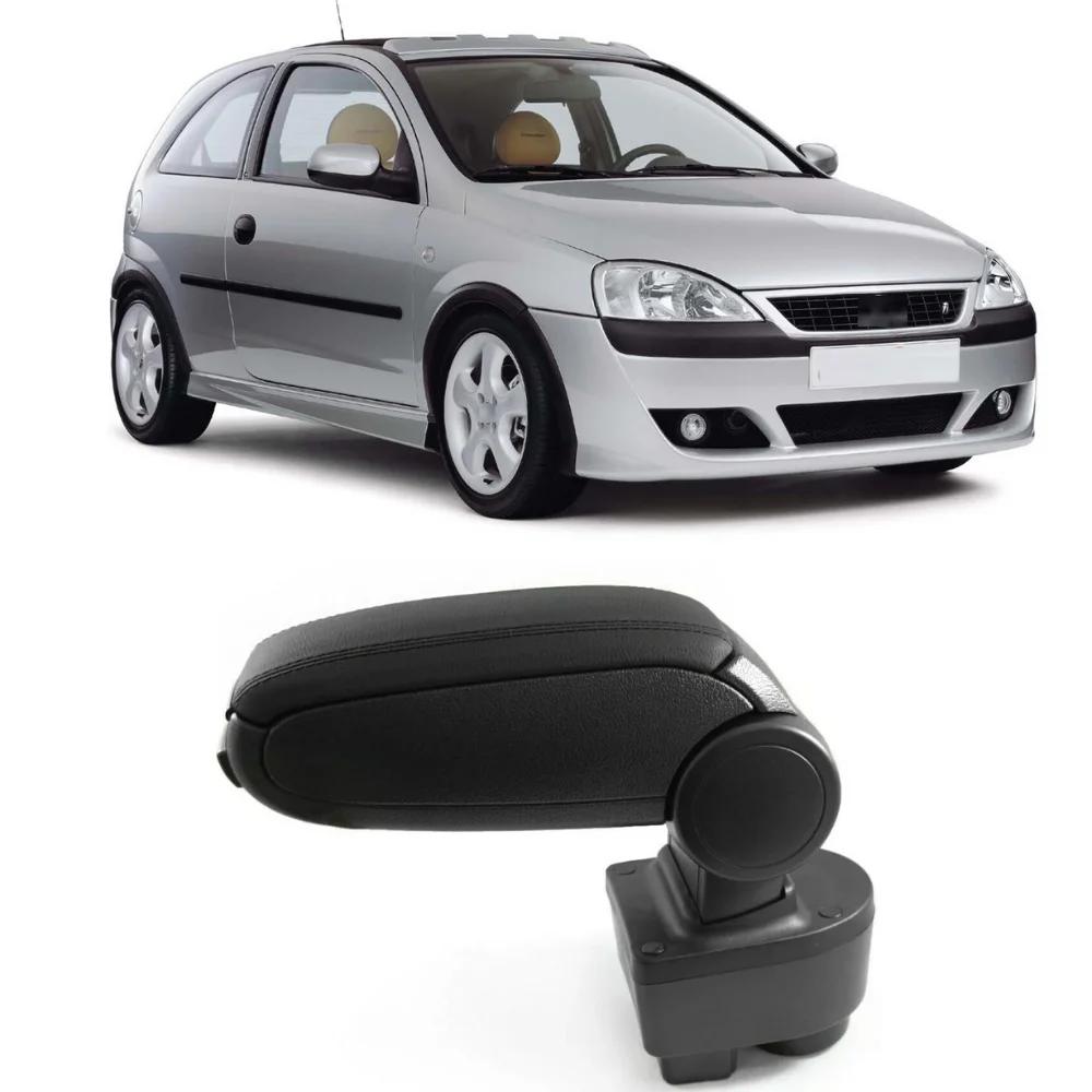 Console Centrale Accoudoir Cuir Noir pour Opel Corsa C 2000-2008 Ajustement d'Origine Accessoires Intérieurs de Voiture Pièces de Rechange