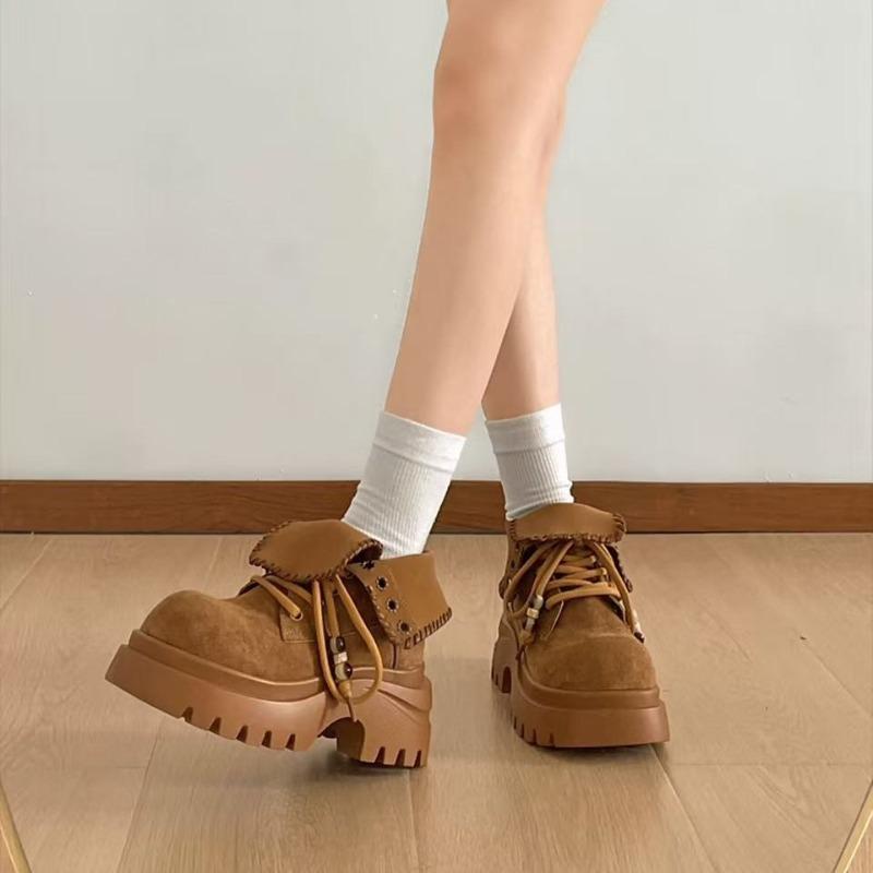 

Маленький мужчина увеличивает рост Ботинки Мартин женские новые осенне-зимние тонкие толстоподошвенные на толстом каблуке ретро короткие ботинки 40 верблюд