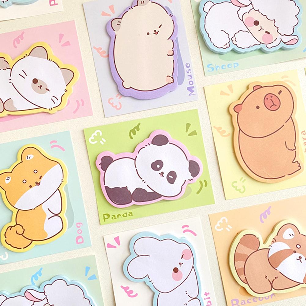 Drăguț animal sticky notes drăguț desene animate Memo Pad Ins Kawaii papetărie postat tabs its Memo mesaj hârtie rechizite școlare