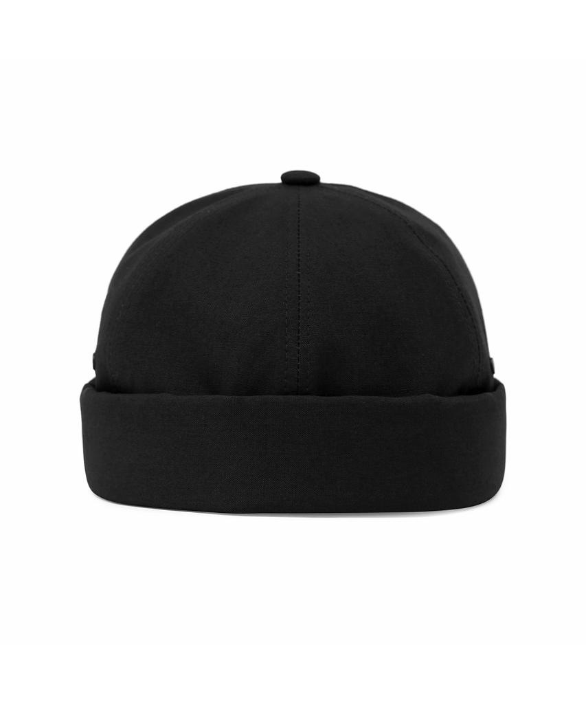 Eondeokeonteulol Vintage Cotton Brimless Cap Mold Cap / Vntg / Black