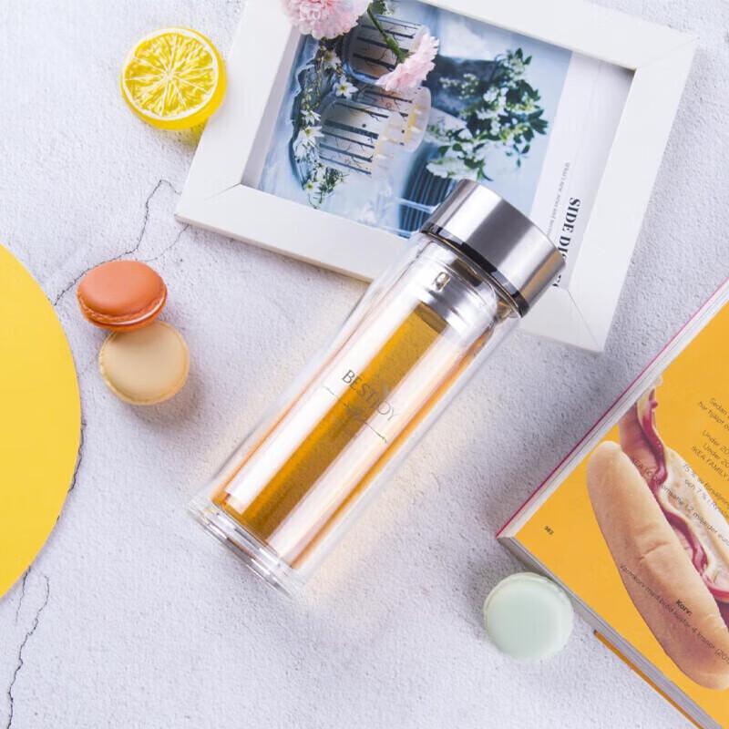 Fuguan High Borosilicate Double-Layer Glass Cup