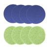 4 szt. Okrągłe nakładki zamienne do mopa 16,5 cm Czyszczenie podłóg Elektryczne obrotowe nakładki do mopa Nakładki do myjki podłogowej do obrotowych myjek podłogowych