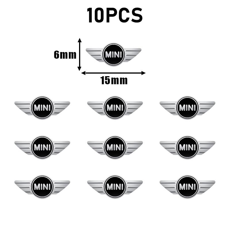 Car Key Emblem Stickers Auto Control Key Logo Car Accessories for MINI F55 F56 R60 R59 R58 WORKS One Cooper JCW 2023 R57 R56 R55 Pwaxk99