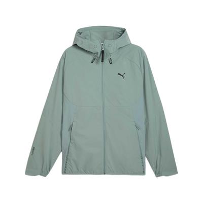 Comfortable Simple Hooded Skin-Friendly Jacket Men Jackets Light-Green 631881-30