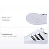 Vl Court 2.0 Comode Leggere Basse Scarpe da Skate per Bambini Sneakers per Bambini Bianco Nero DB1837