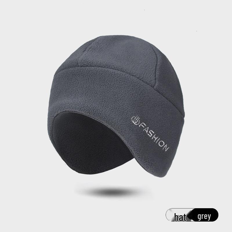 Men's Winter Windproof Cycling Hat & Scarf Combo – Plush, Thickened Protection for Cold Weather Sports.