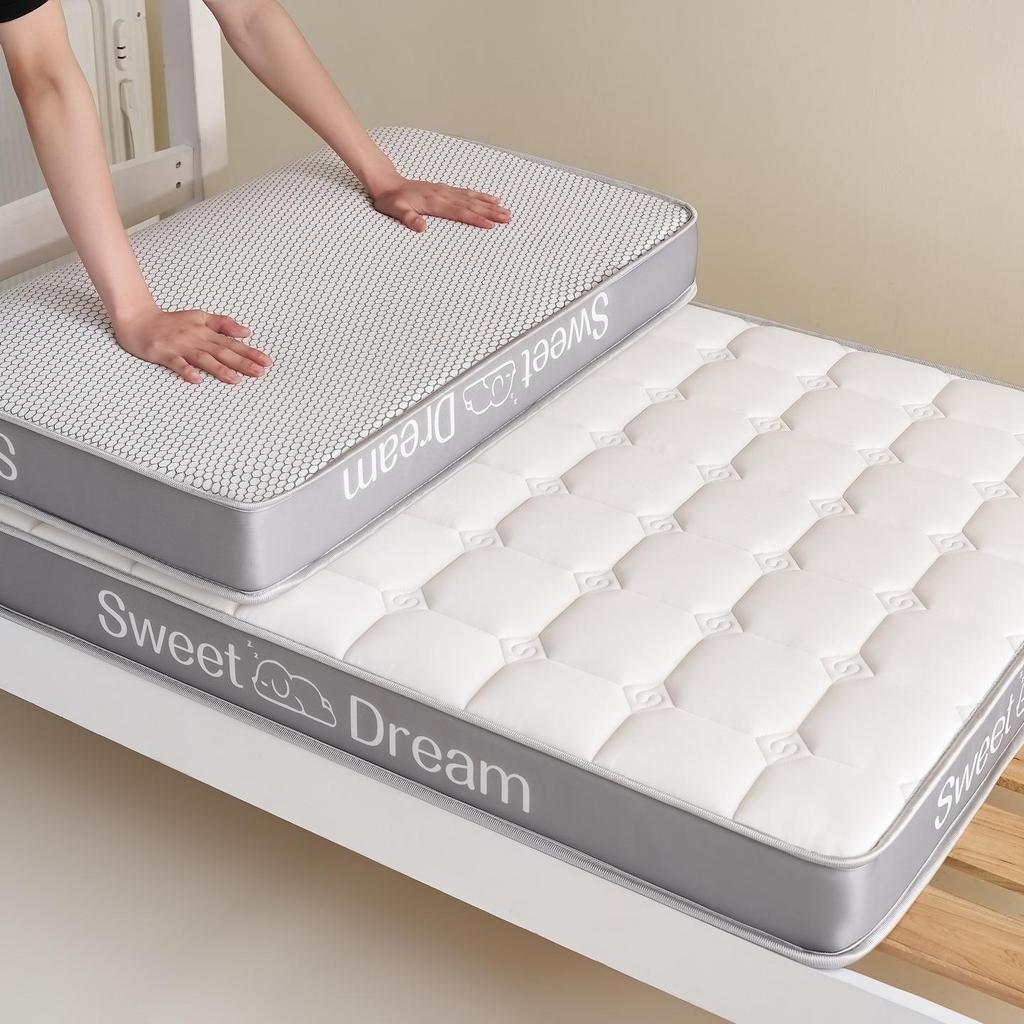 Latex-Memory-Schaum-Matratzenauflage für Schlafzimmer/Wohnheime - Weich, Einzelgröße