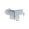 4Pcs Wrap Angle Flight Case Aviation Bag Protective Corner Brace Wooden Box Corner Protector Edge Covers Metal Corner Brackets