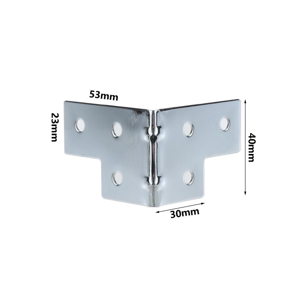 4Pcs Wrap Angle Flight Case Aviation Bag Protective Corner Brace Wooden Box Corner Protector Edge Covers Metal Corner Brackets