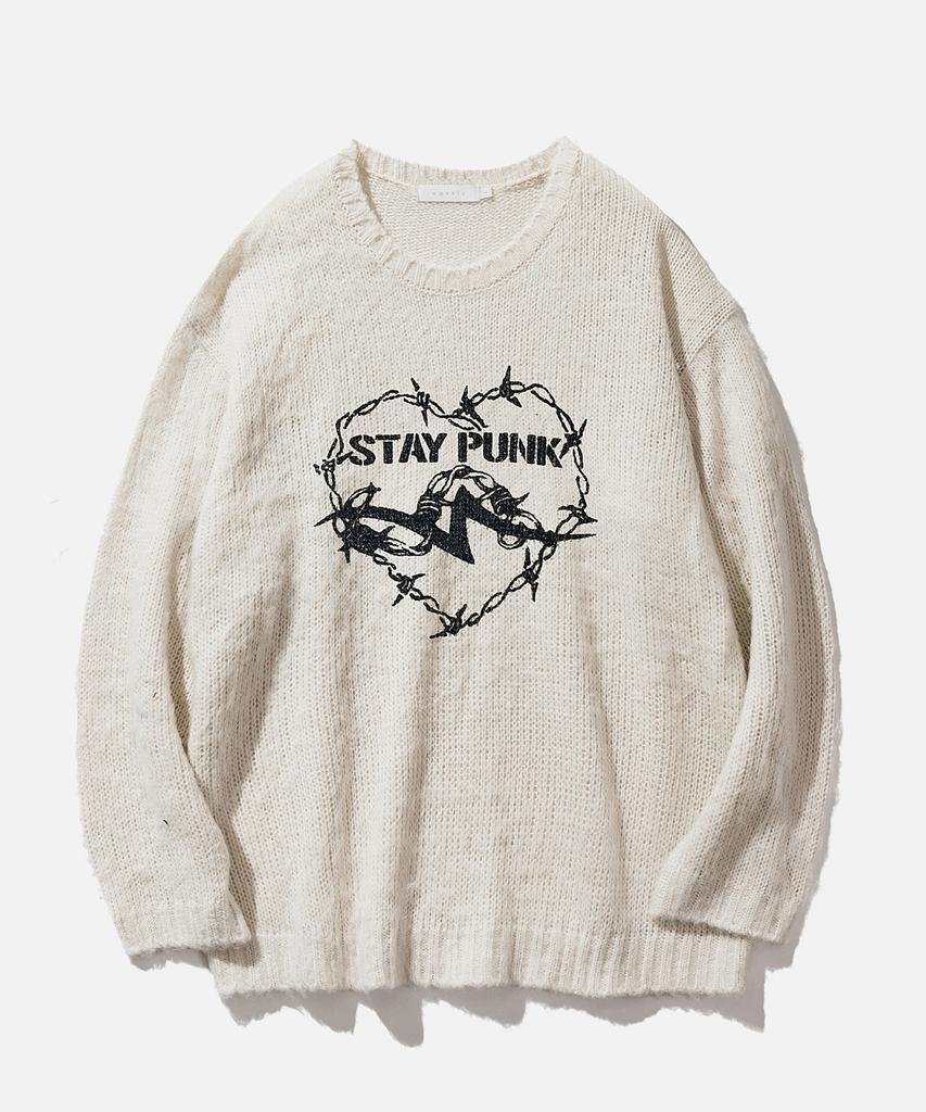 VASTIC Stay Funk Brush Knit_Ivory