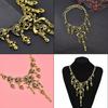 Halloween Pirate Skull Necklace Unisex Personality Skeleton Pendant Bones Chain Alloy Choker Women Jewelry Accessories