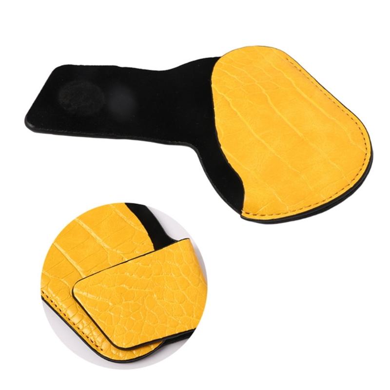 Universal Yellow Golf Iron Club Head Cover Protection Sleeve Golf Rod Head Cases Waterproof PU Golf Club Head Cover