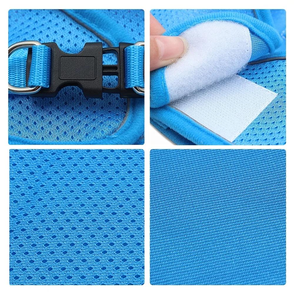Reflective Pet Harness And Leash Set for Dogs And Cats No Pull Vest Harness with Breathable Mesh Comfort for Small Medium Large