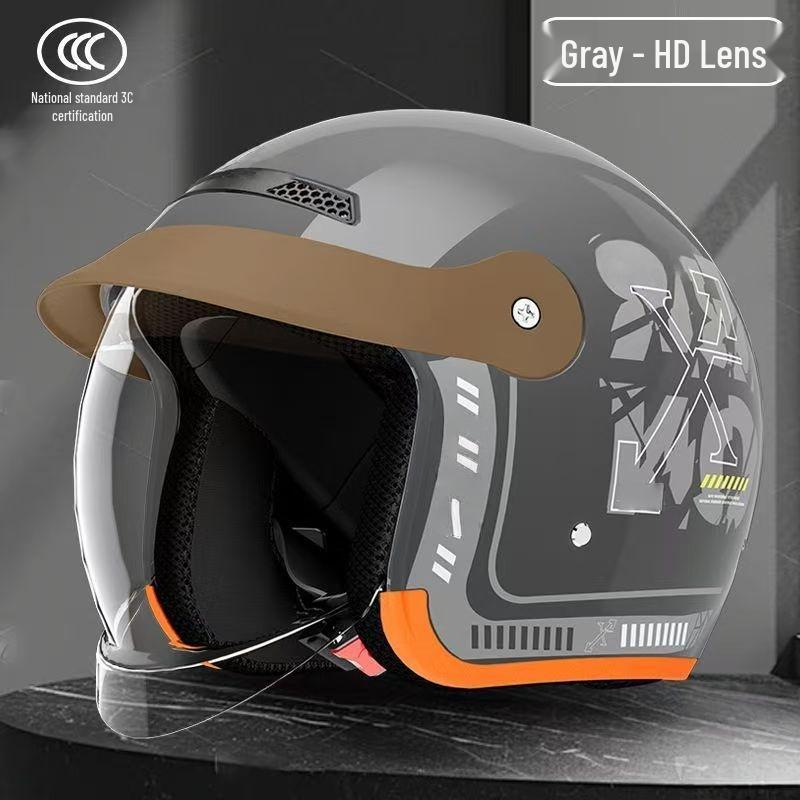 

3C Certified Unisex Winter Electric Bicycle & Scooter Safety Helmet with Anti-fog Features for Motorcycle Riding One Size