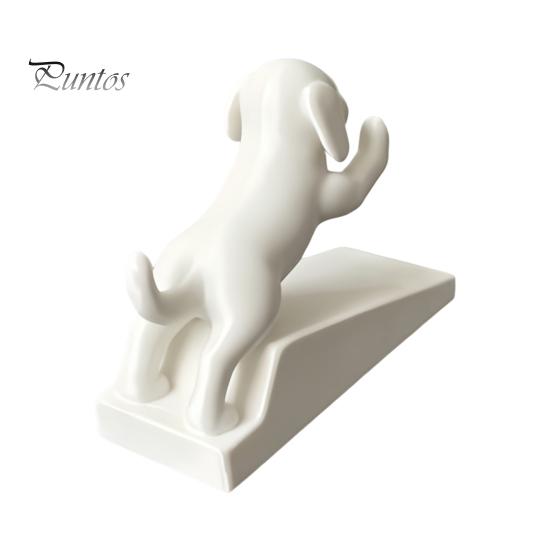 Waterproof Dirt Resistant Door Wedge 3D Printed Cartoon Dog Stopper, Cute Animal Holder, Decorative Floor Stopper Non-Slip for Wall Protection