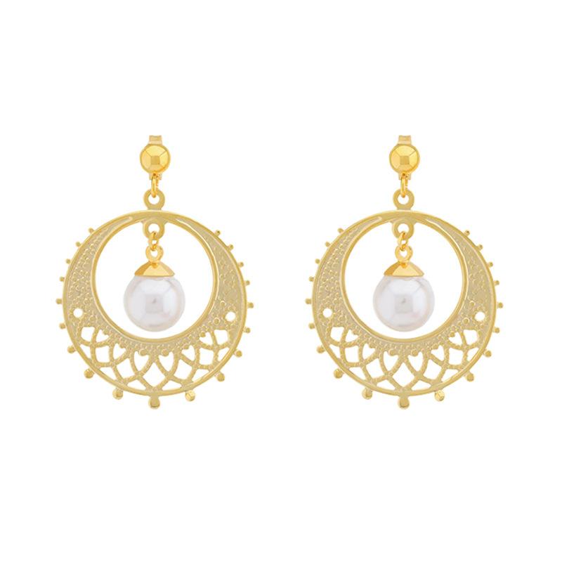 Stainless steel earrings for women, Korean fragrance pearl earrings, high-end earrings, earrings, pendants, earrings