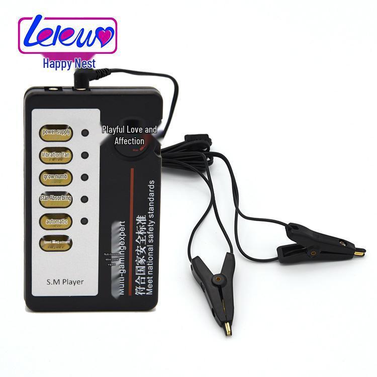 Elektrischer Schock Impuls Spielzeug: Starke Nippelklemmen & Mimi-Klemmen, Erotisches Accessoire für Erwachsene