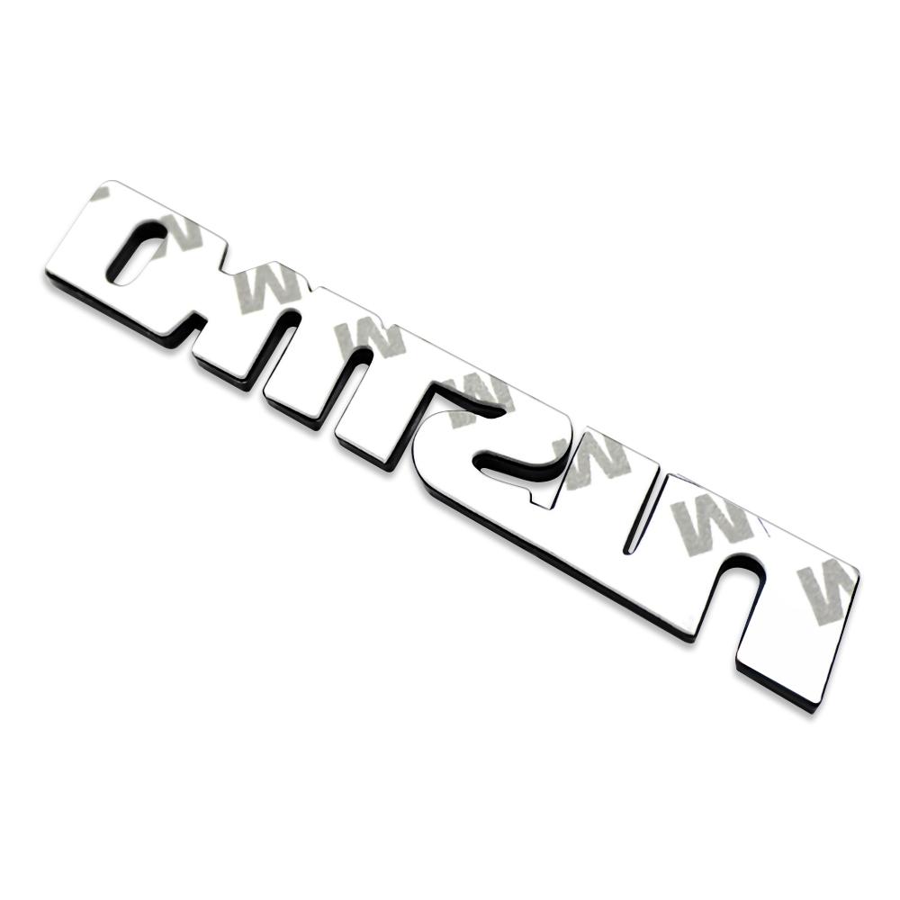 Car Front Rear Tail Trunk Bumper Nismo Emblem Stickers For Nissan Nismo X-trail GTR Qashqai Note Juke Sentra Patrol Navara Micra