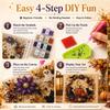 Resin Pearls Ghost Pearl Art DIY Kit Sparkling Texture Halloween Pearl Art  Seasonal Home Decor