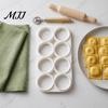 Professional Wonton Press Ravioli Maker Mold, 8-Cavity Dumpling with Zigzag Edge, PLA Food-Safe Efficient Kitchen Tool for Pie, Easy Release Wrapper