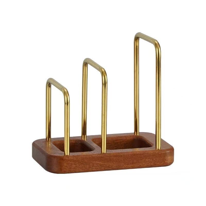 

Wooden cutting board rack, pot lid rack, drain storage rack, cutting board storage rack, new pot lid, kitchen countertop placeme