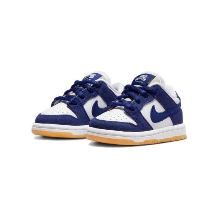 Nike Dunk Low SB TD Los Angeles Dodgers Baby Sneakers Blue Deep-Royal-Blue White DN3673-401
