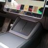 Wireless Charging Pad For Tesla Model 3 Highland 2024 Model Y Juniper 2025 Center Console Mat Accessories Silicone Phone Mount