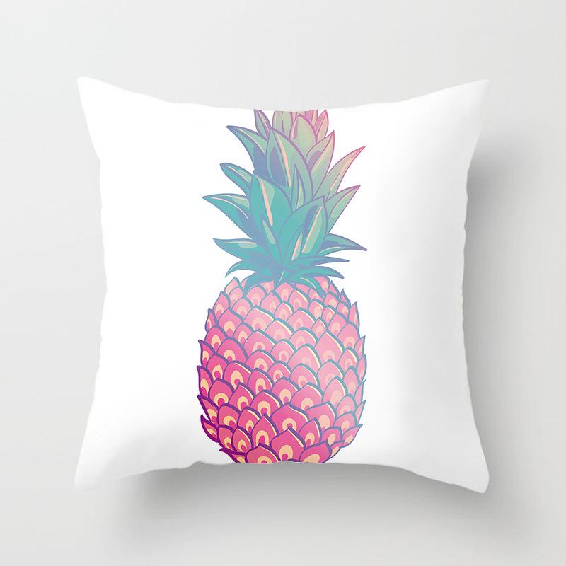 Ins Internet Celebrity Nordic Cactus Plant Peach Skin Car Sofa Pillow Cover Cushion Cover Home