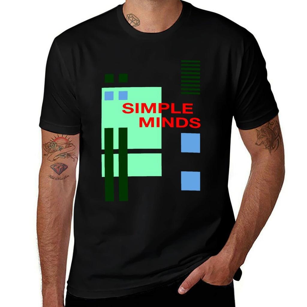 Simple Minds Sons and Fascination Sister Feelings Call T-Shirt Mechaniker Arbeits T-Shirt