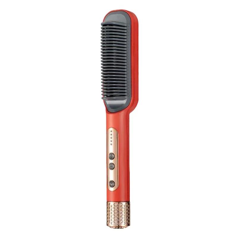 Negative Ion Hair Straightener Hot Sale Mini Hair Straightener Hot Comb Customized Hairs Styling No Harm To Hair Anti Scalding