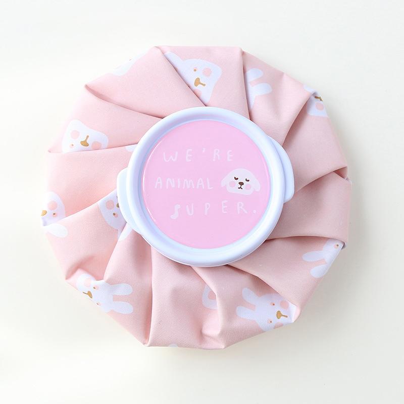

Water Filling Cloth Ice Pack Cartoon Cooling Ice Pack Cold And Physiotherapy Exercise Physical Cooling Cloth Compress Bag розовый