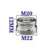Stainless Steel M22 To M20 Thread Connector Faucet Joints Water Tap Adapter