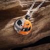 Pendant Halloween Glue Double-sided Pumpkin Skull Necklace