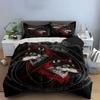 Red and black wolves. Bedding sets Duvet cover sets Duvet covers Pillowcases(1 * Duvet Cover 2 * Pillowcases, without duvet insert)