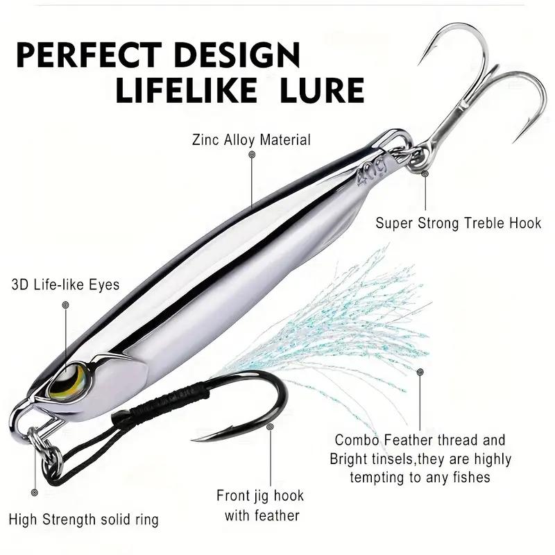 1Pc Metal Jig Fishing Lure DUO Trolling Hard Bait Cast Swimbait Hook Bass Fishing Bait Tackle Trout Jigging Lures Jigs Saltwater260319