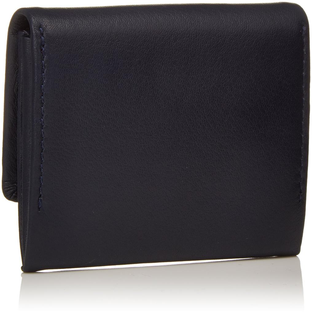 Takeo Kikuchi Men's Coin Purse, Morbido Series, Navy