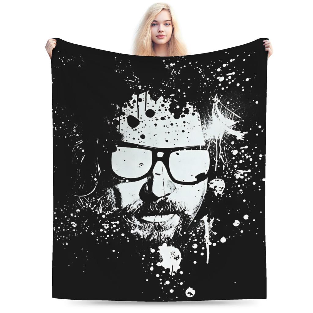 Superweiche Decken Mädchen Jungen Picknick The Dude Big Lebowski Überwurf Flanell Tagesdecke für Couch Sessel Sofa Bett Sofa Bett