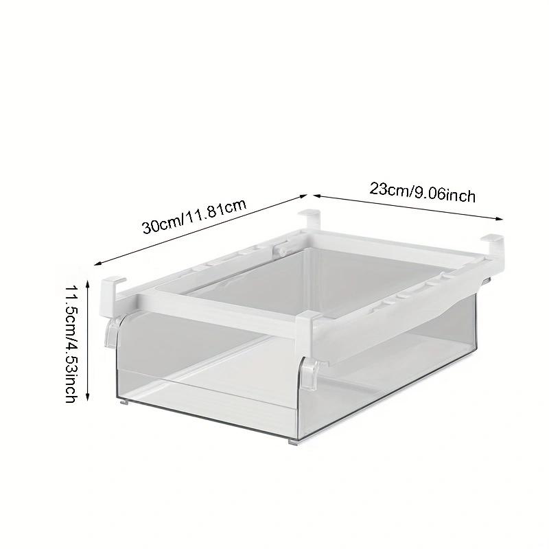 Clear High Capacity Egg Organizer for Refrigerator with Time Scale Stackable Container and Storage for Refrigerator with Drawers