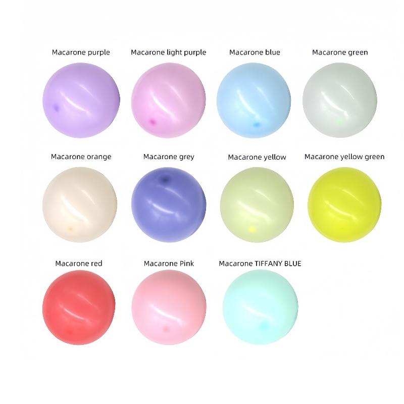 5 Inch Multicolored Pastel Mini Balloons Assorted Mixed Color Macaron Latex Balloons for Birthday Engagement Decoration