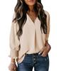 Herbst/Winter Damen Casual Langarm Lockeres Hemd Top Hoodie T-Shirt