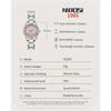 NIBOSI Woman Watch Stainless Steel Waterproof Luminous Elegant Ladies Wristwatch Luxury Diamond Dial Quartz Watch for Women