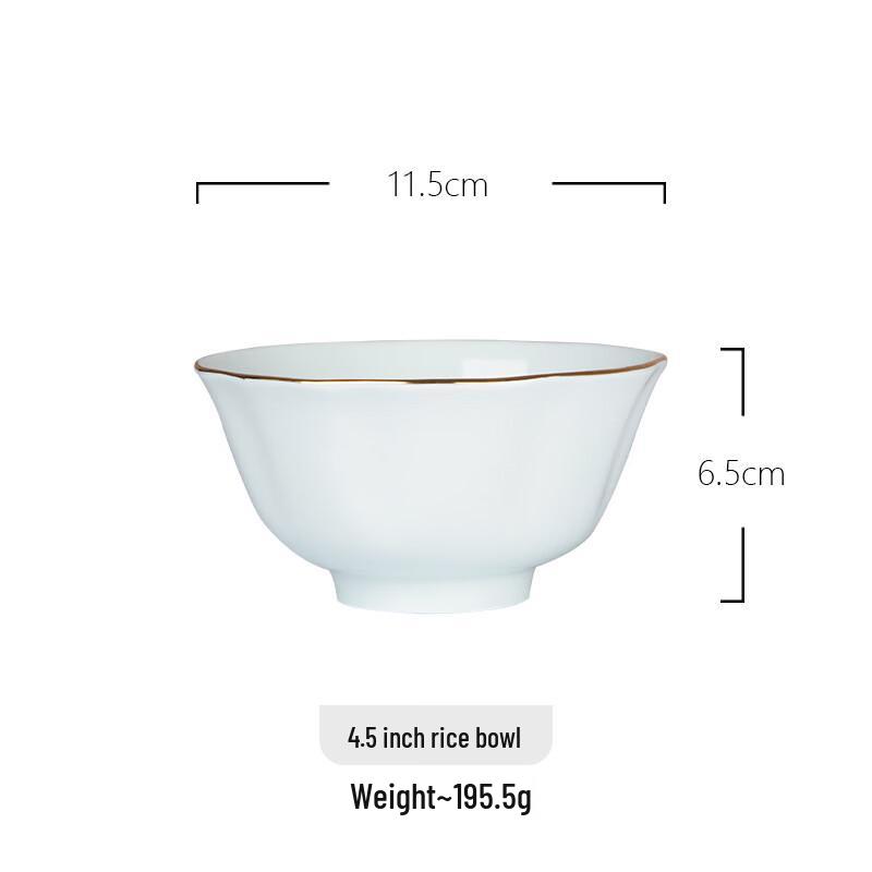 Nordic Gold-Rimmed Dinnerware Set