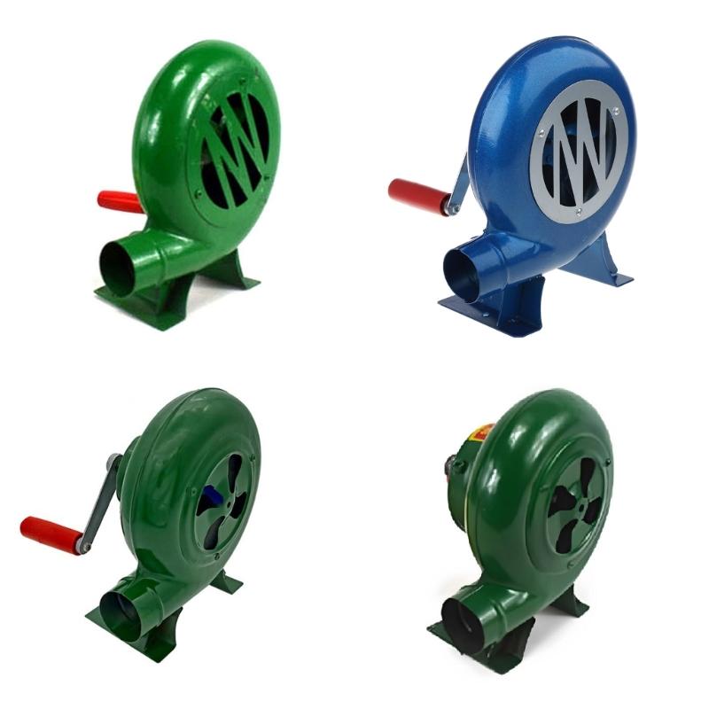 Outdoor Cooking BBQ Fan Portable Hand Crank Fan Air Blower Grill Picnic Camping Stove Accessories Barbecue Fire Tools