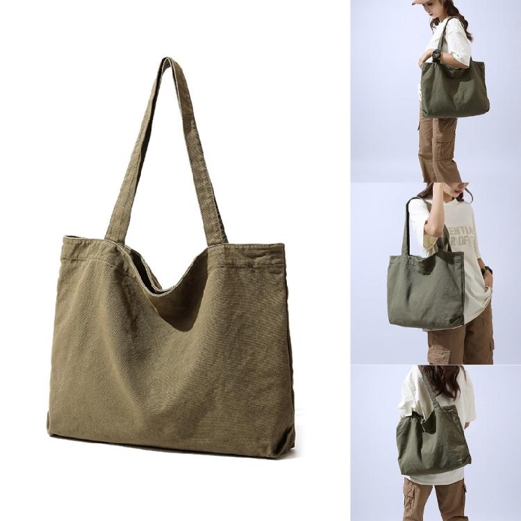 Shopping Shoulder Bag Large Capacity Hobo Bags Women Girl Canvas Tote Bag