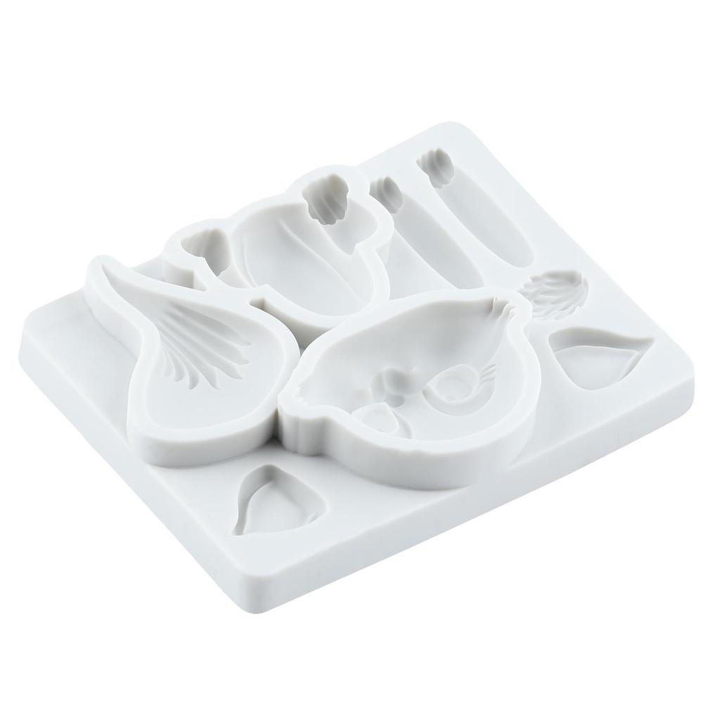 Woodland Animal Silicone Mold Fox Fondant Molds Cake Decorating Tools Theme Cake Dessert Decorated Chocolate Candy Mold