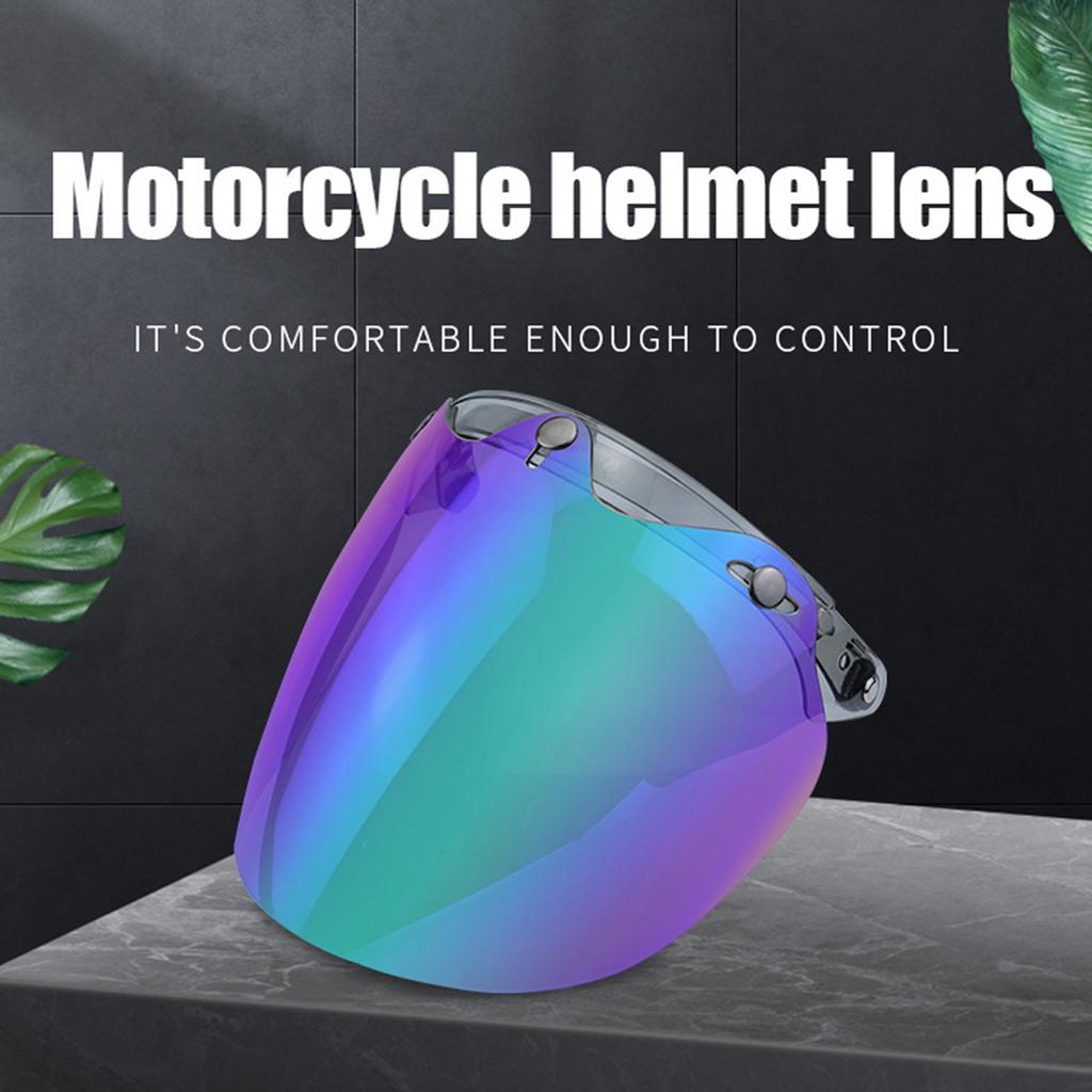 3-Snap Shield for Motorcycle Helmet