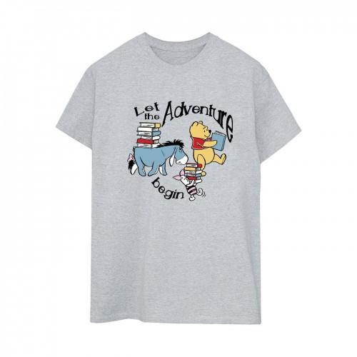 Winnie the Pooh Womens/Ladies Let The Adventure Begin Boyfriend T-Shirt
