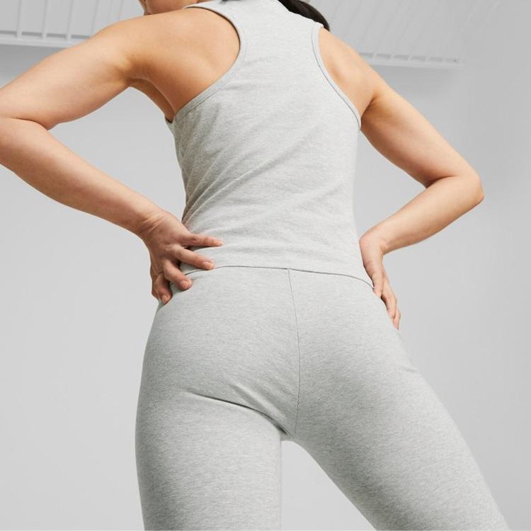 Puma Team Tank Top Women Tops Light-Heather-Grey 622575-04