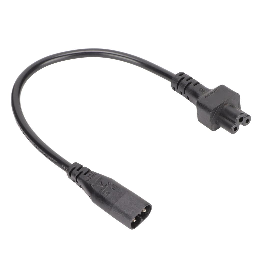 IEC320 C8 to IEC320 C5 Power Cord IEC320 C8 Male to C5 Female Cable Adapter for 3 Prong Laptop Power Adapters 100‑250V