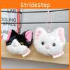 Devon Adorable Rex Cat Plush Keychain Cute Couple Backpack Charm Gift Accessory